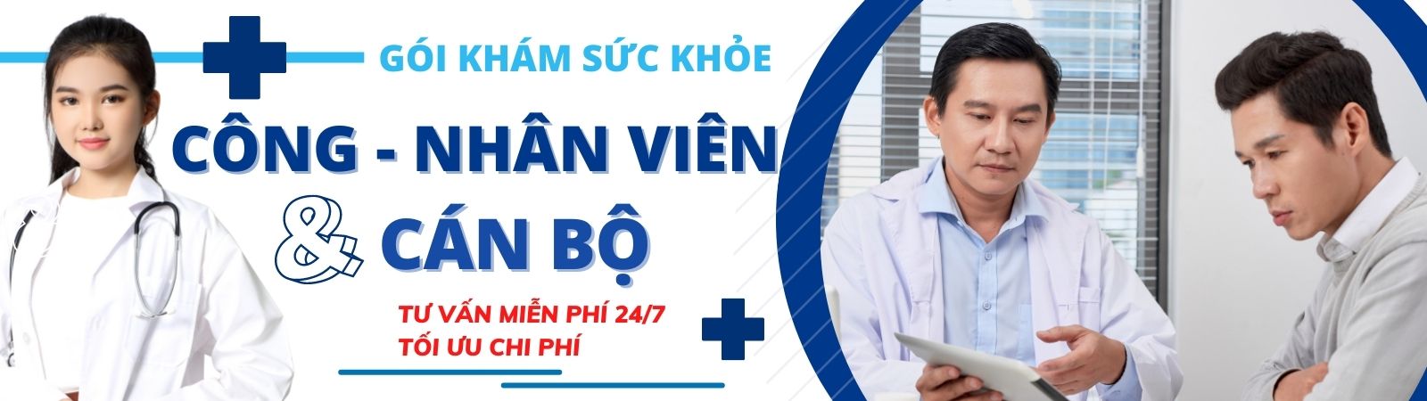 KHÁM SỨC KHỎE CHO CÁN BỘ  , CÔNG NHÂN VIÊN